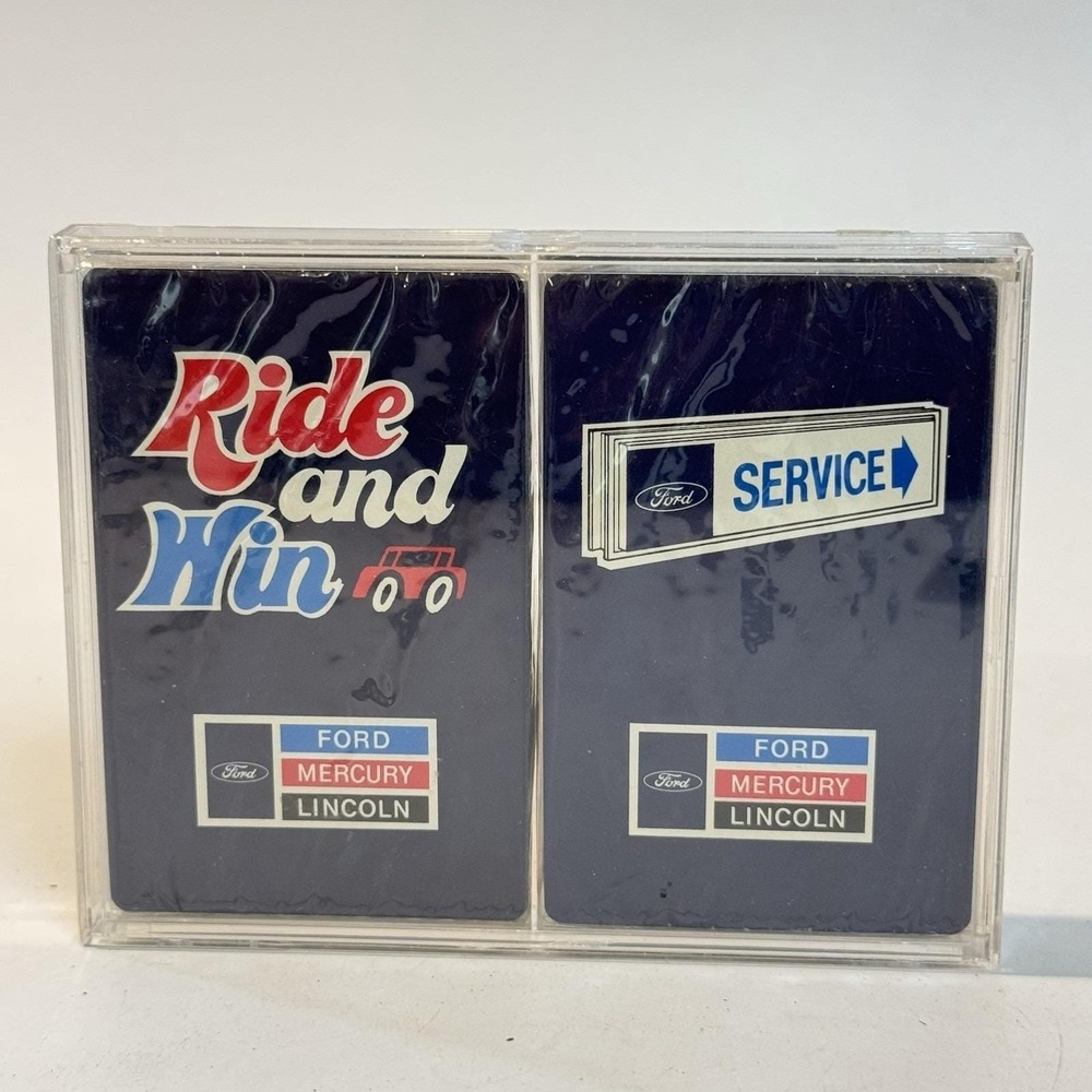 Vintage Ford Mercury Lincoln Ride‎ & Win Travel Game Dealer Promo Cards Sealed